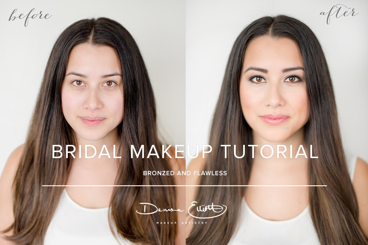 Bridal tutorial bronzed and flawless