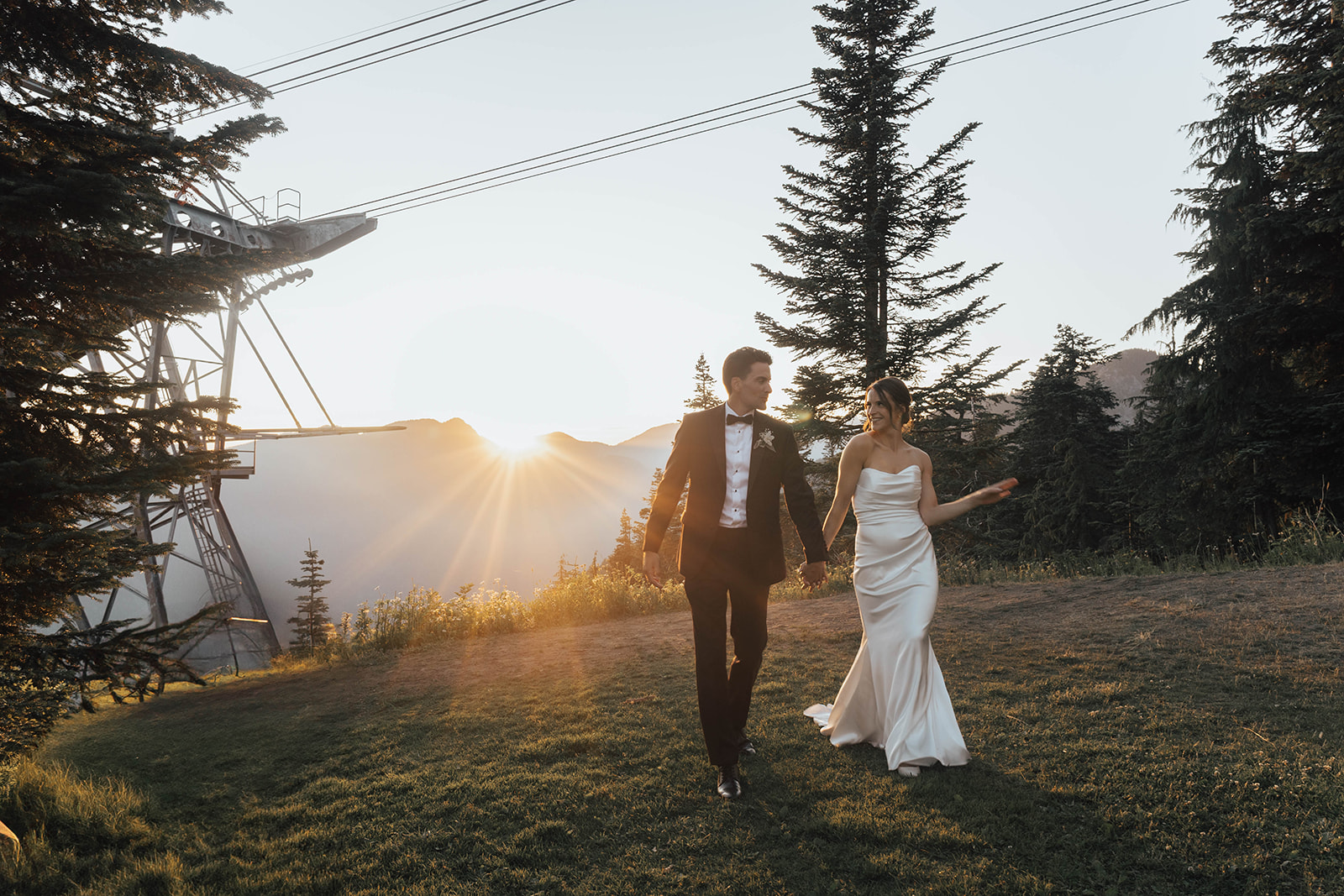 A Romantic Grouse Mountain Wedding