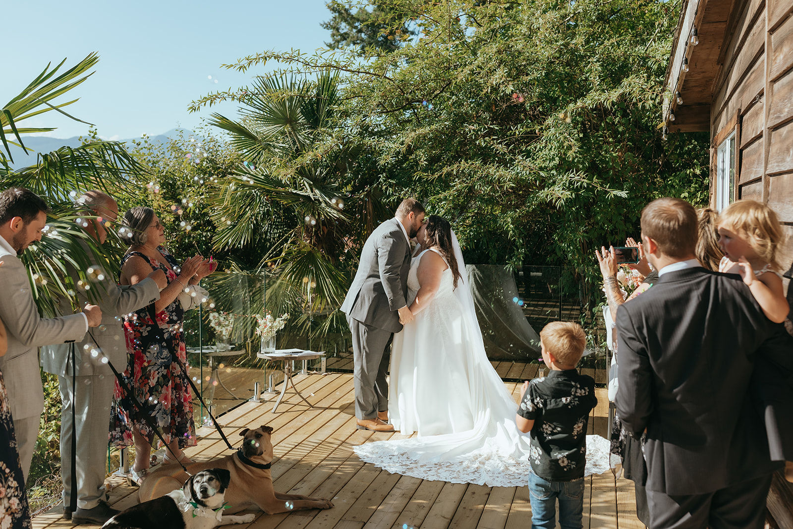 A Beautiful Backyard Wedding In Lions Bay